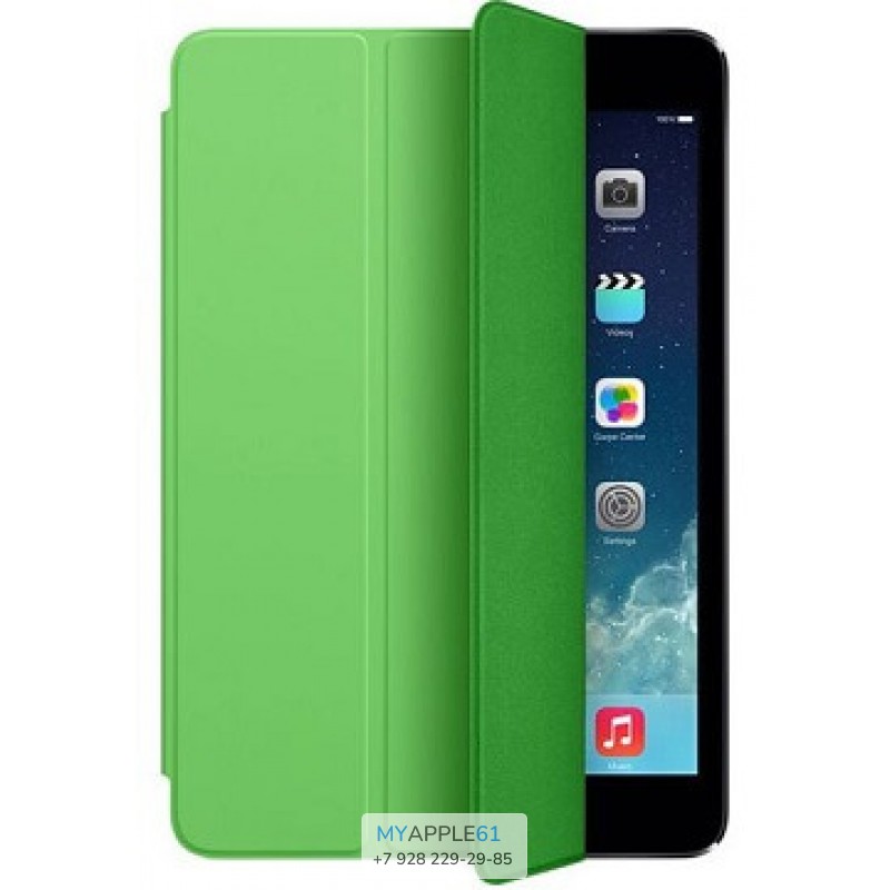 Кожаный кейс iPad Mini Green